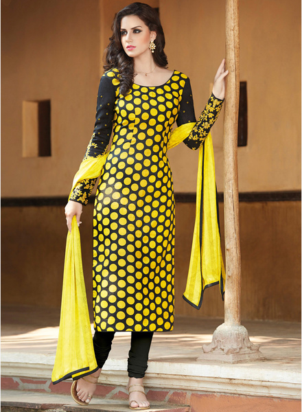 Floral creation yellow printed dress