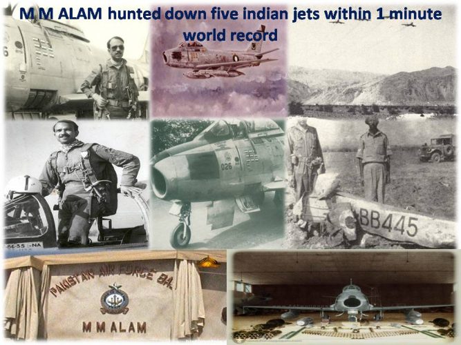 M M ALAM hunted down five indian jets within 1 minute