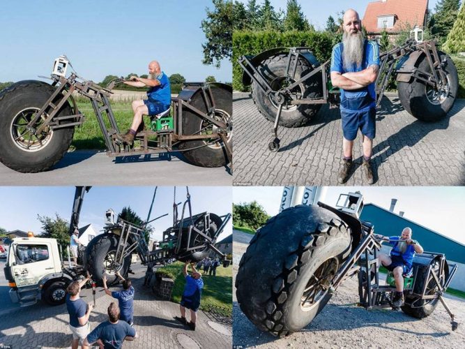 900 kilogram heavy world first cycle is ready to go