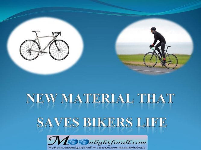 New material that saves bikers life info