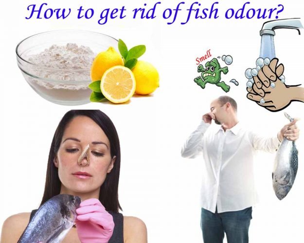 Get rid of fish odour fast