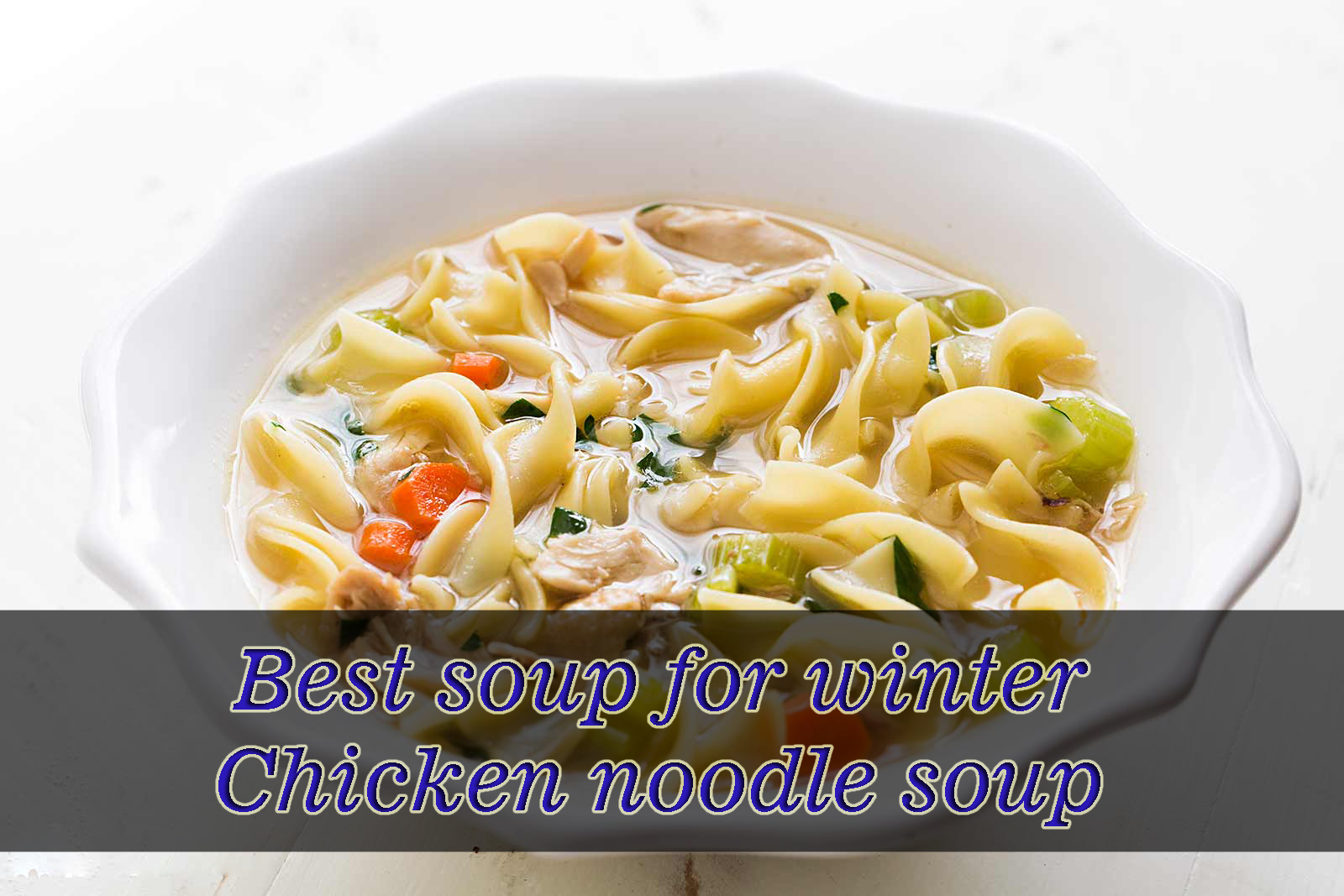 Chicken noodle soup recipe