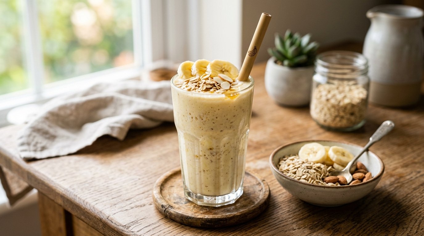 Banana Oat Breakfast Smoothie
