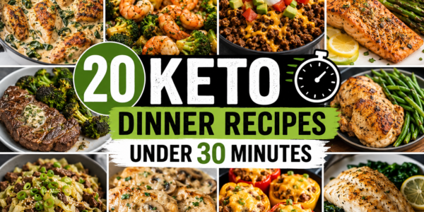 20 Keto Dinner Recipes Under 30 Minutes