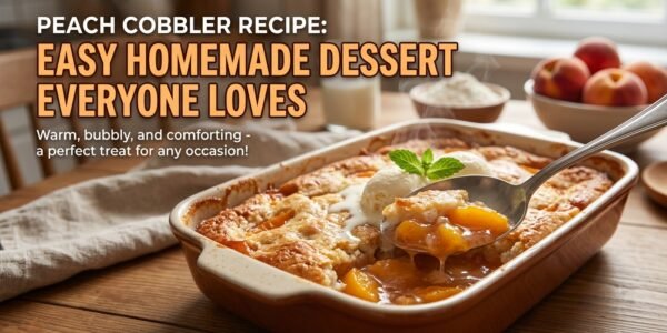 Peach Cobbler Recipe