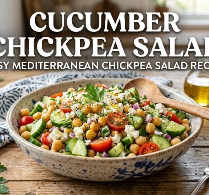 Cucumber Chickpea Salad